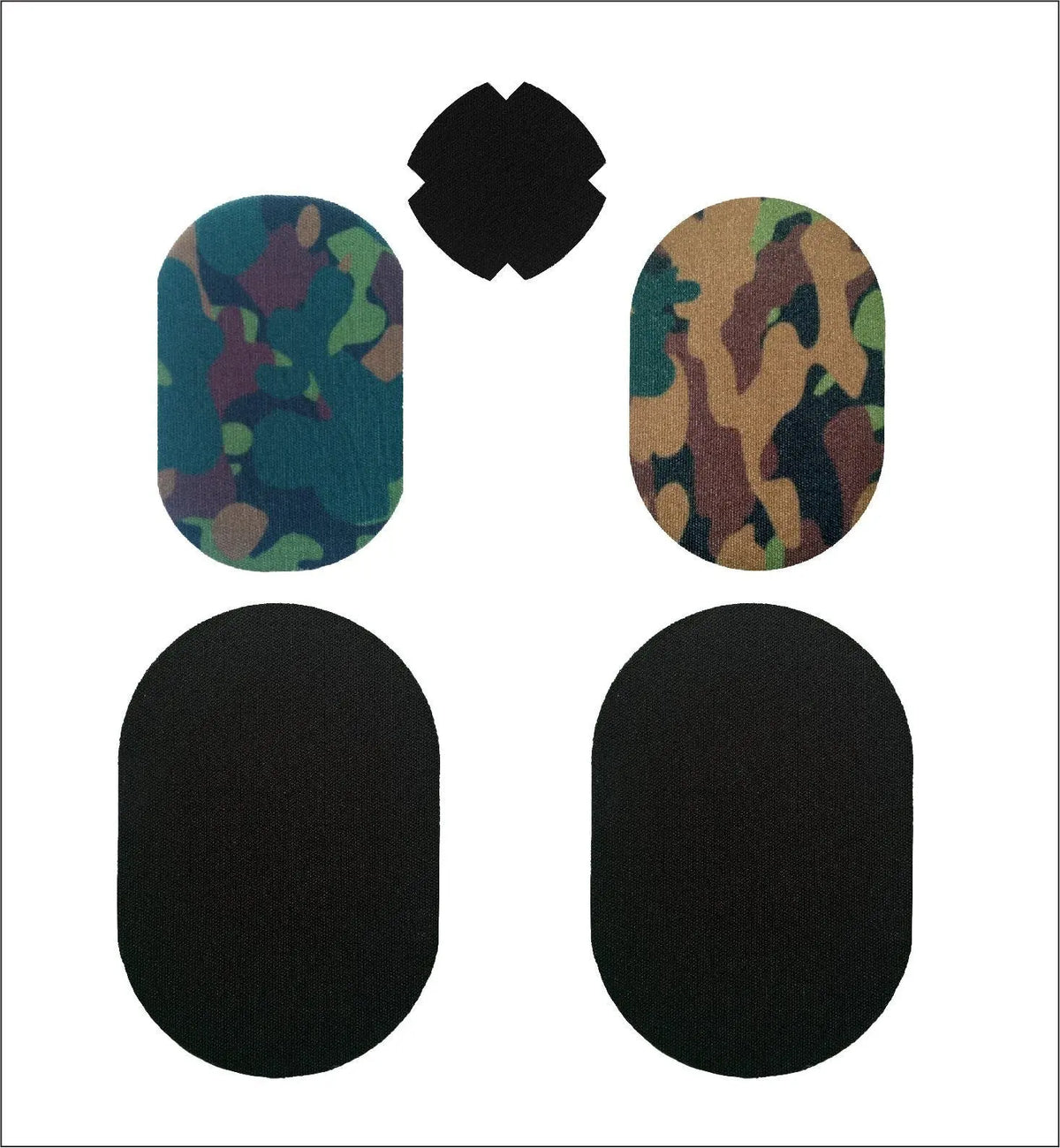 Vaatelaastari Polku 5pcs - FabPatch from recycled polyester Care products Vaatelaastari