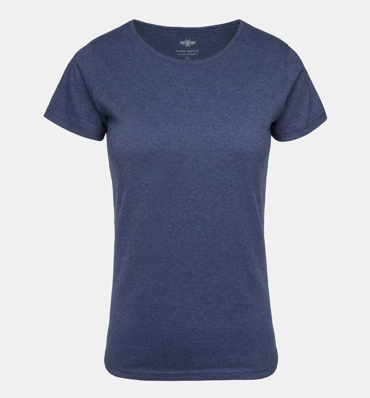 W's O-neck T-shirt - Recycled Cotton & Recycled Polyester Shirt Pure Waste