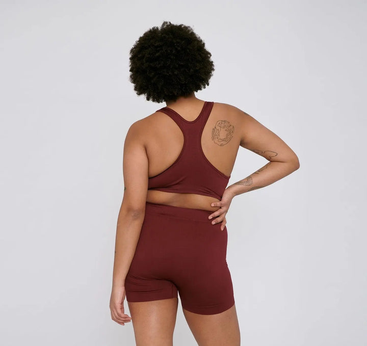 W's Active Seamless Yoga Shorts - Recycled Nylon Pants Organic Basics