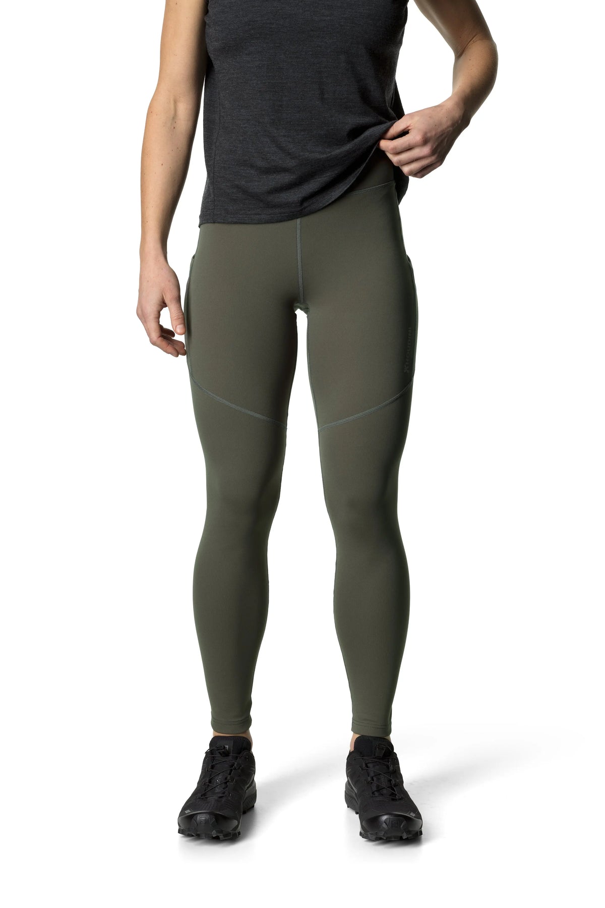 W's Adventure Tights - Recycled Polyester Pants Houdini Baremark Green S