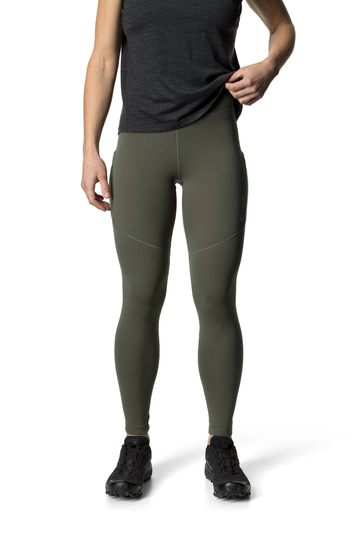 W's Adventure Tights - Recycled Polyester Pants Houdini Baremark Green S