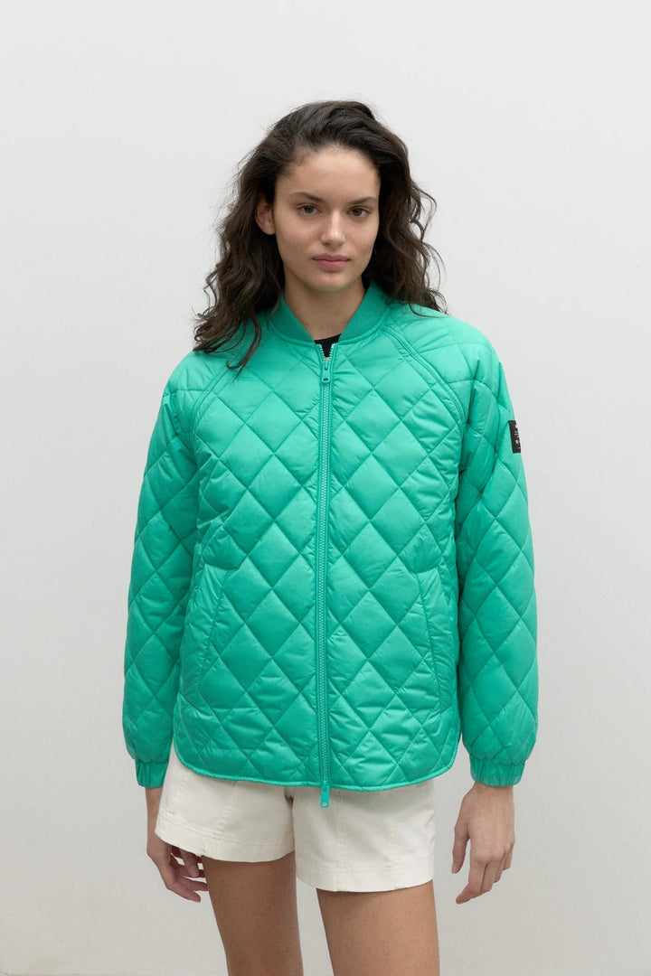 W's Arvonalf Jacket - 100% Recycled polyester Jacket Ecoalf Peppermint S