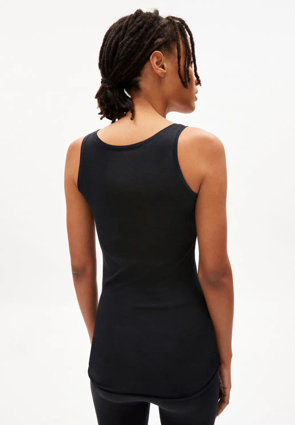 Armedangels W's Beaa Soft Tank Top - Organic Cotton Black Shirt