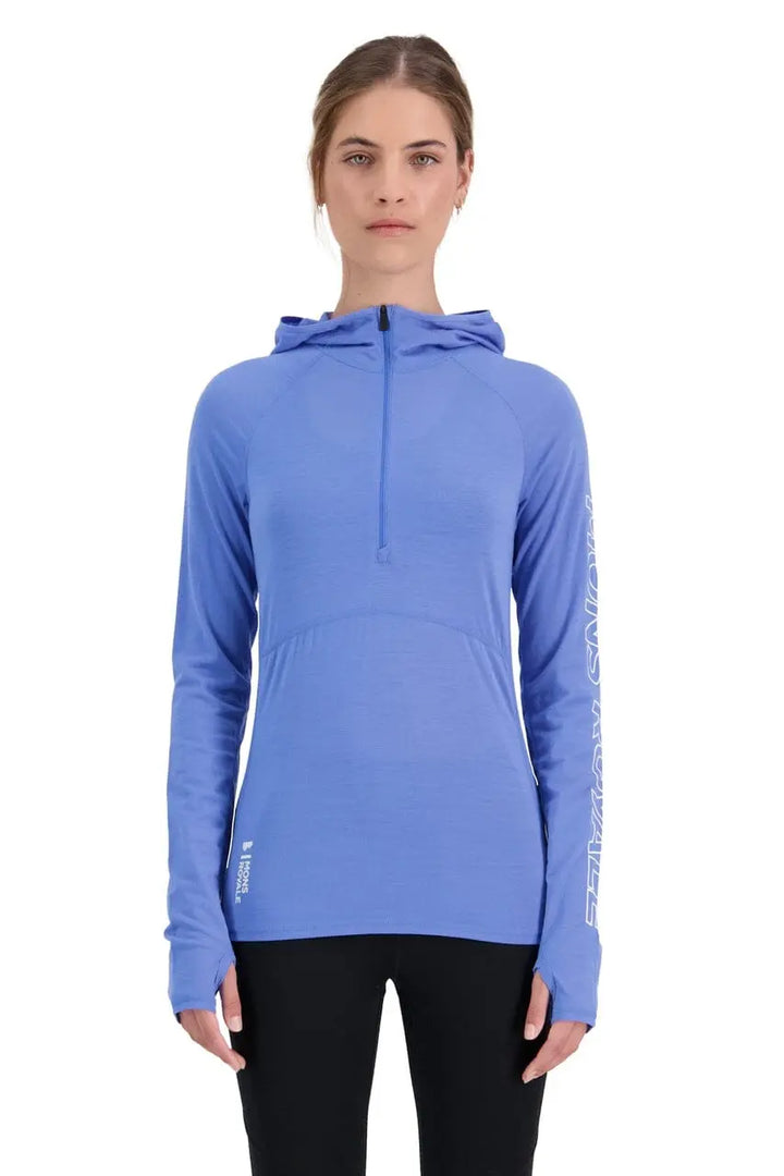 W's Bella Tech Hoodie - Mulesing-free Merino wool Shirt Mons Royale