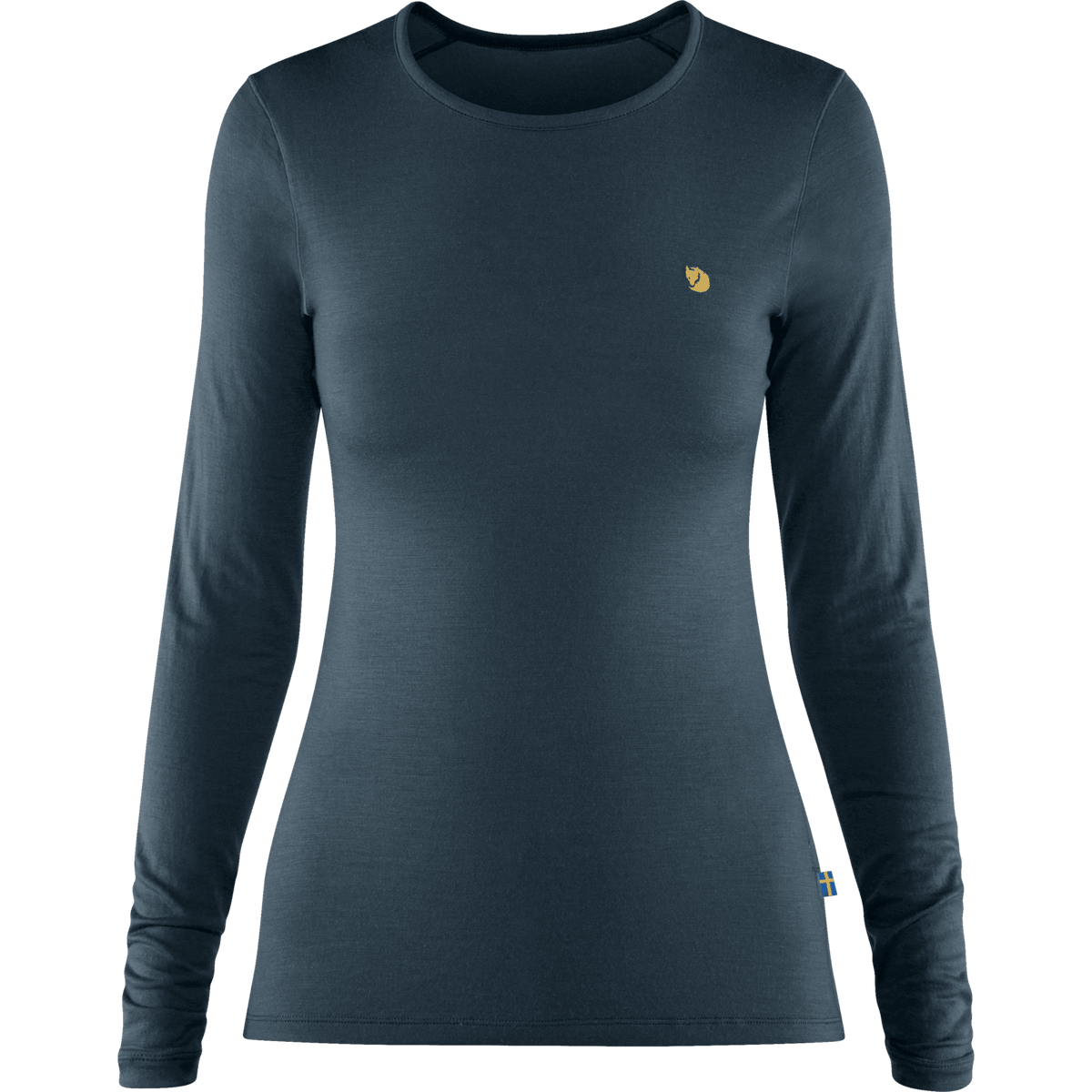 W's Bergtagen Thinwool LS Shirt - 100% Merino Wool Shirt Fjällräven Mountain Blue S