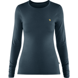 W's Bergtagen Thinwool LS Shirt - 100% Merino Wool Shirt Fjällräven Mountain Blue S