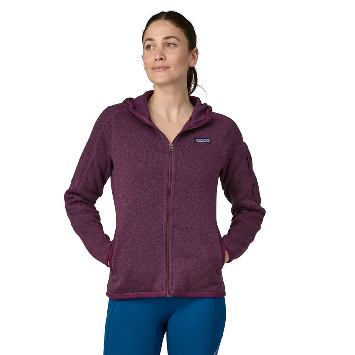 W's Better Sweater Hoody - Recycled Polyester Shirt Patagonia Night Plum S