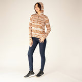 W's Bhutan Full-Zip Fleece Hoodie - Recycled Polyester Shirt Sherpa Amber S