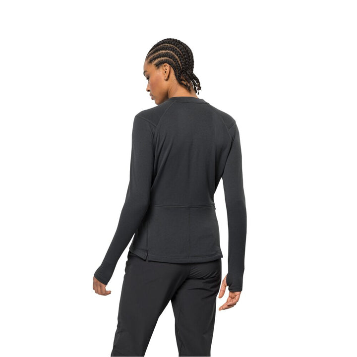 W's Bike Commute Halfzip Fleece Shirt - Recycled Polyester Shirt Jack Wolfskin