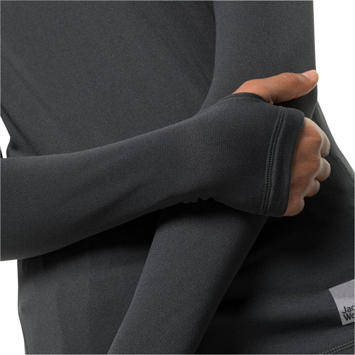 W's Bike Commute Halfzip Fleece Shirt - Recycled Polyester Shirt Jack Wolfskin