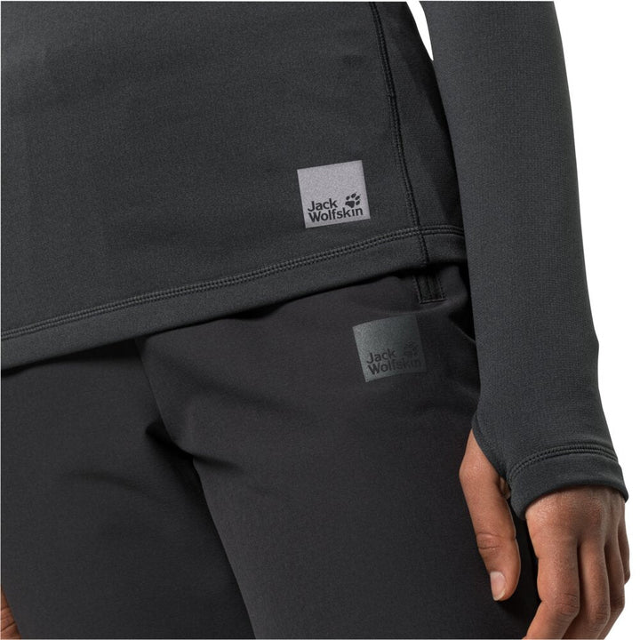 W's Bike Commute Halfzip Fleece Shirt - Recycled Polyester Shirt Jack Wolfskin