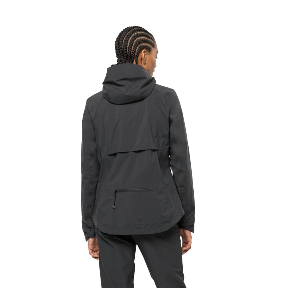 Jack Wolfskin W's Bike Commute Mono Jacket - Recycled polyester & polyester Phantom Jacket