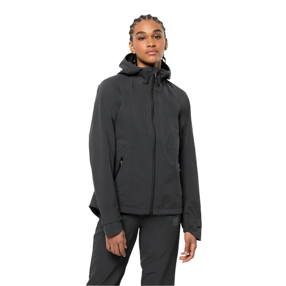 Jack Wolfskin W's Bike Commute Mono Jacket - Recycled polyester & polyester Phantom Jacket