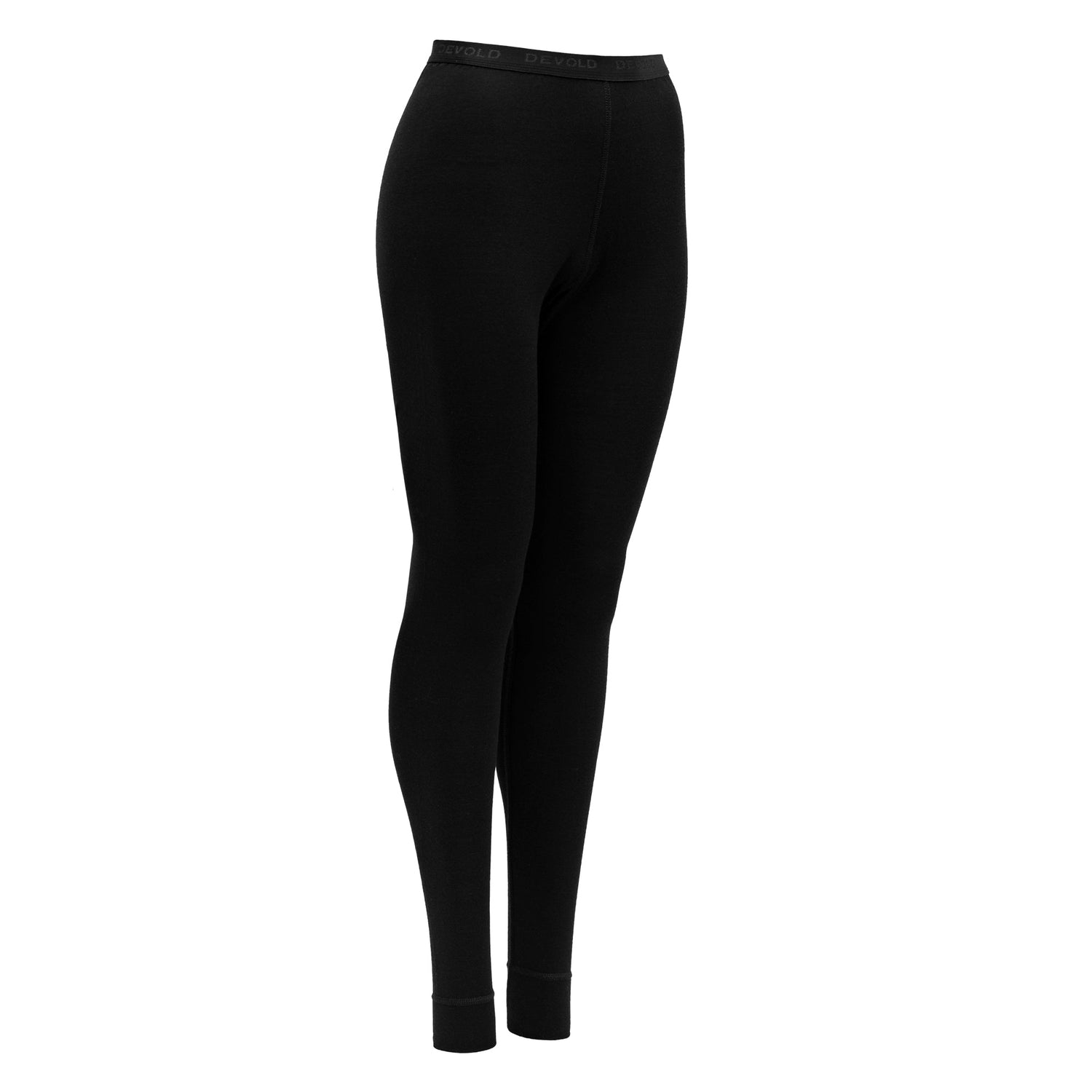 Devold W's Breeze Long Johns - 100% Merino Wool Black Pants