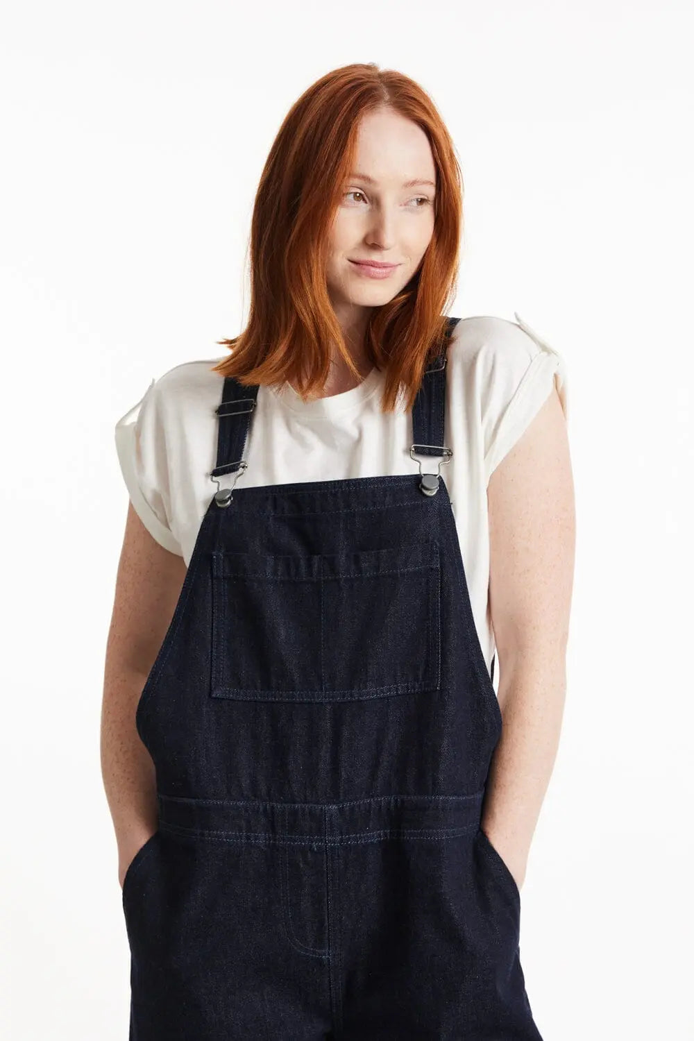 W's Brooklyn Denim Dungarees - Organic Cotton Onepieces People Tree