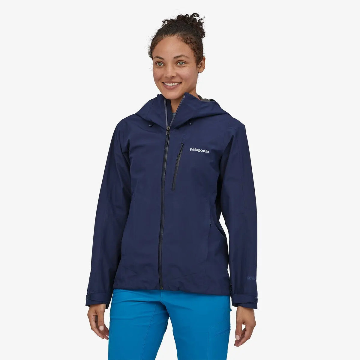Patagonia W's Calcite Shell Jacket - Gore-Tex - Recycled Polyester Classic Navy Jacket