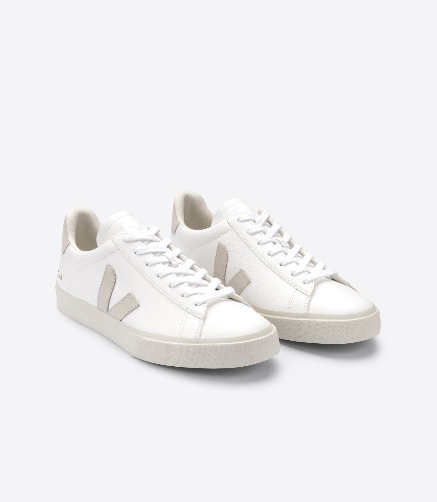 Veja W's Campo ChromeFree Sneakers - ChromeFree Leather White Natural Suede Shoes