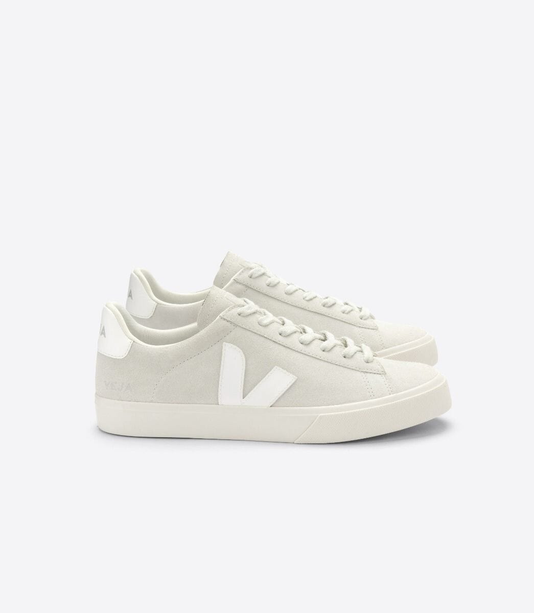 Veja W's Campo Suede - Leather Sneakers Natural White Shoes