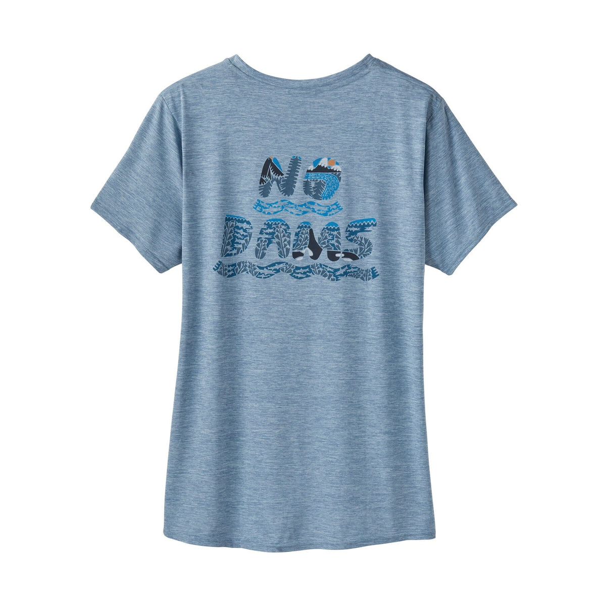 W's Cap Cool Daily Graphic Shirt - Waters - Recycled Polyester Shirt Patagonia