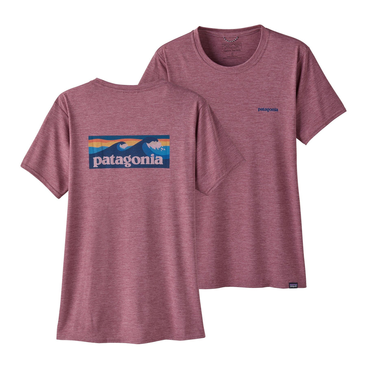 W's Cap Cool Daily Graphic Shirt - Waters - Recycled Polyester Shirt Patagonia