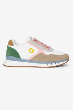 Ecoalf W's Cervinoalf Sneakers - Recycled polyester Off White Pink Shoes