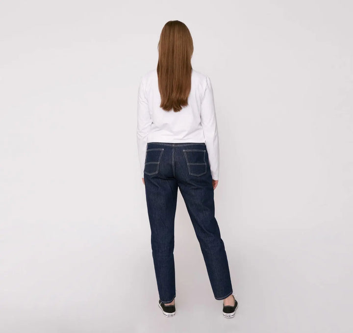 W's Circular Denim 5 Pocket - Organic Cotton Pants Organic Basics