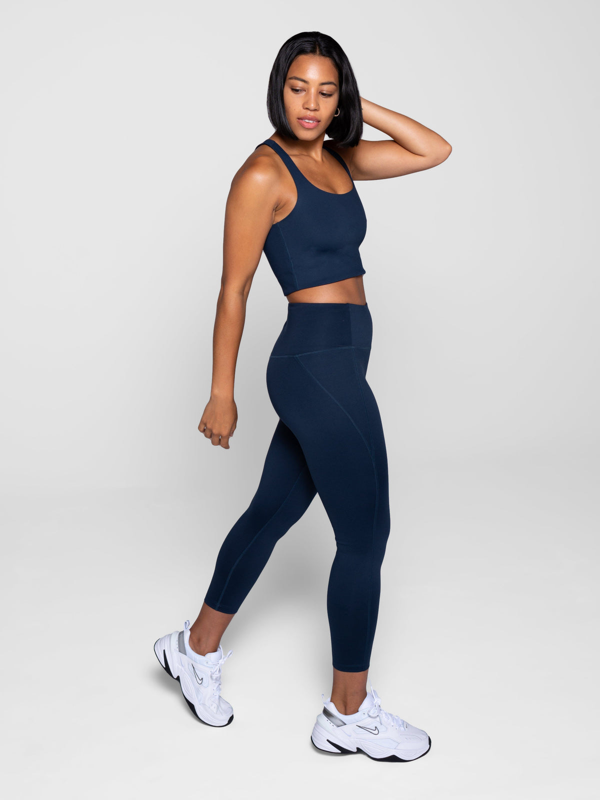 W's Compressive Leggings - 7/8 - Made From Recycled Plastic Bottles Pants Girlfriend Collective