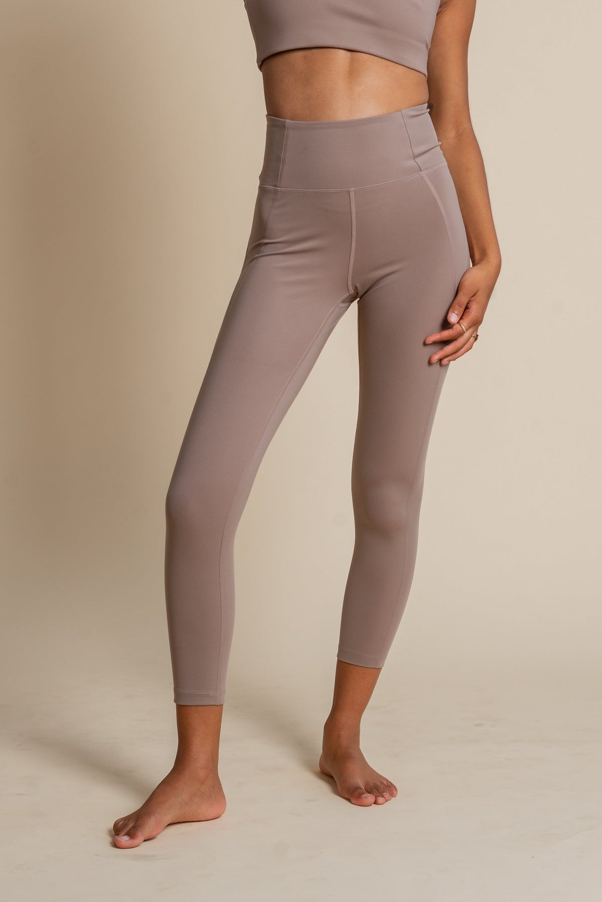 Girlfriend Collective W's Compressive Leggings - 7/8 - Made From Recycled Plastic Bottles Earth 3XL Pants