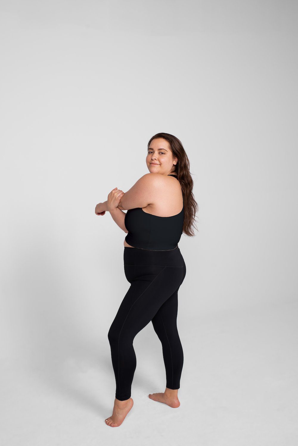 W's Compressive Leggings - 7/8 - Made From Recycled Plastic Bottles Pants Girlfriend Collective