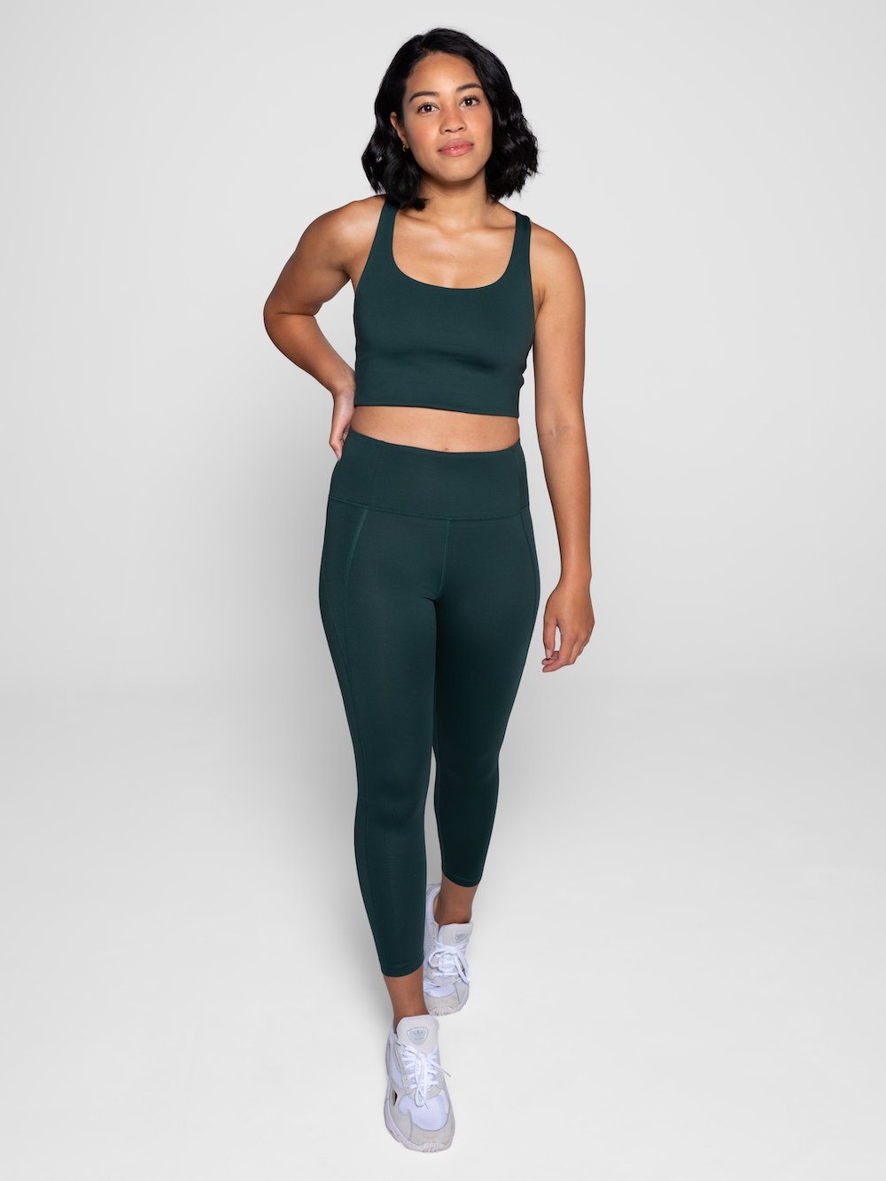 Girlfriend Collective - W's Compressive Legging - 7/8 - Made From Recycled Plastic Bottles - Weekendbee - sustainable sportswear