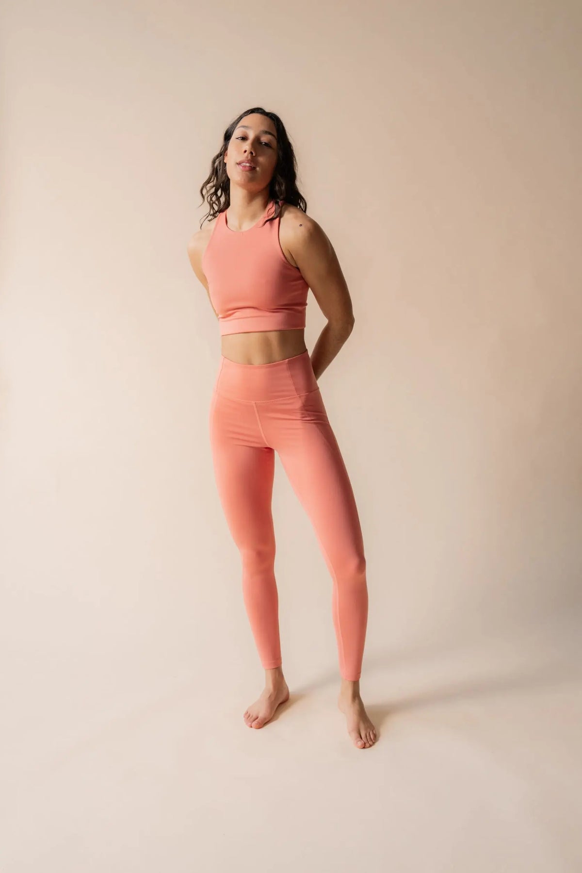 W's Compressive Leggings - Limited Colors - Made From Recycled Plastic Bottles Pants Girlfriend Collective Primrose S Normal
