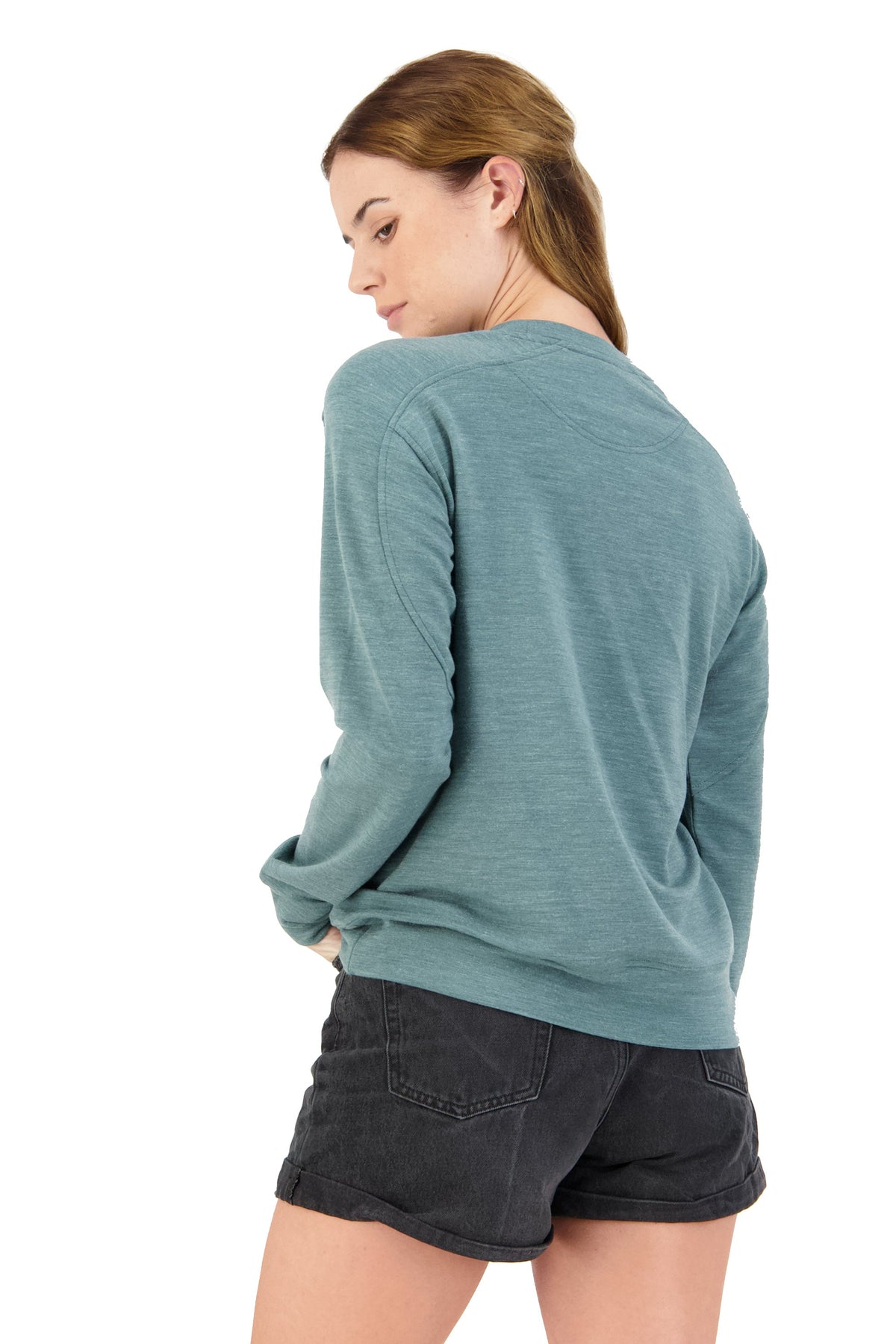 W's Covert Lite Crew - Merino Wool & Tencel Lyocell Shirt Mons Royale