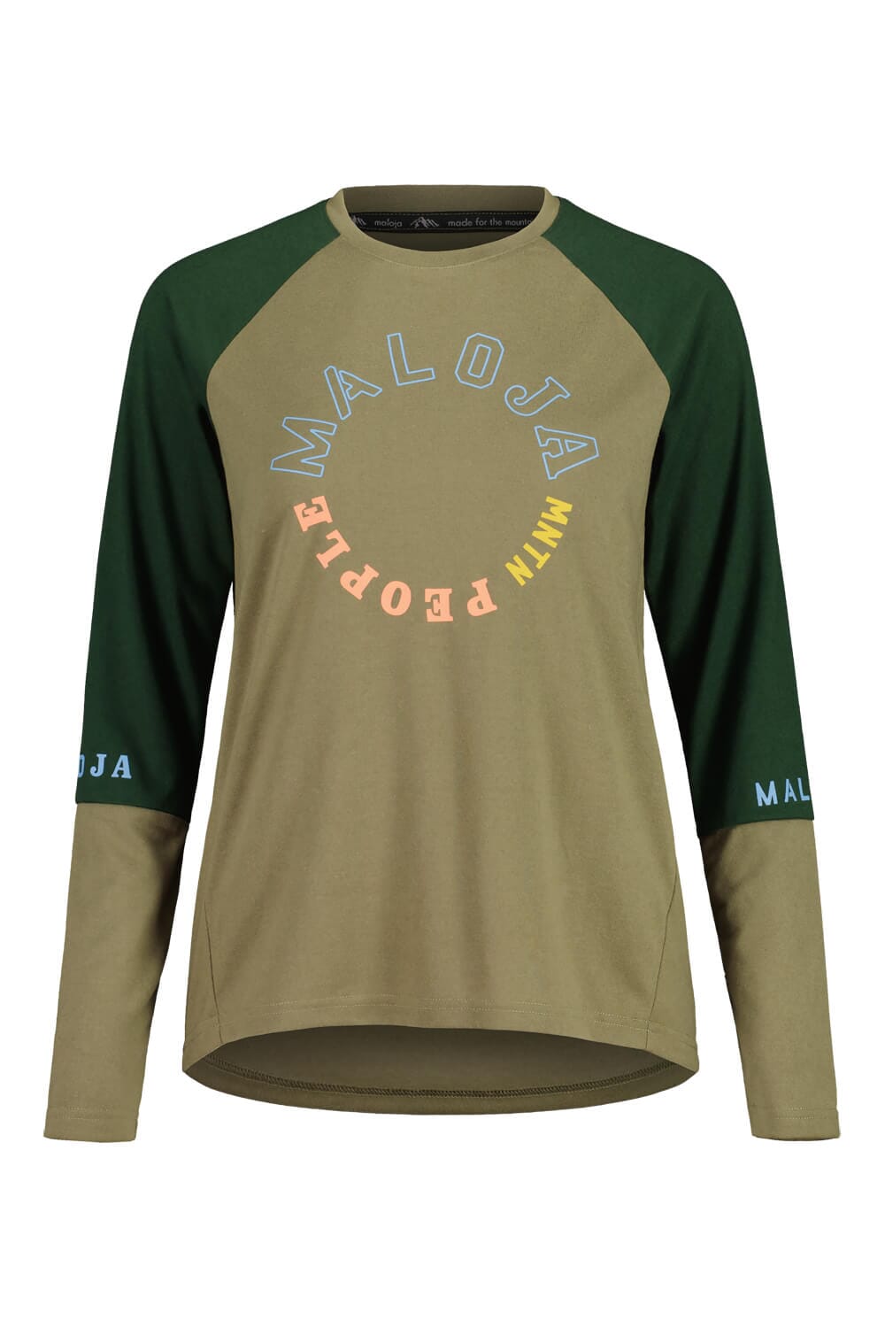 Maloja W's DiamondM. MTB shirt - Recycled Polyester & Hemp Oak Multi Shirt