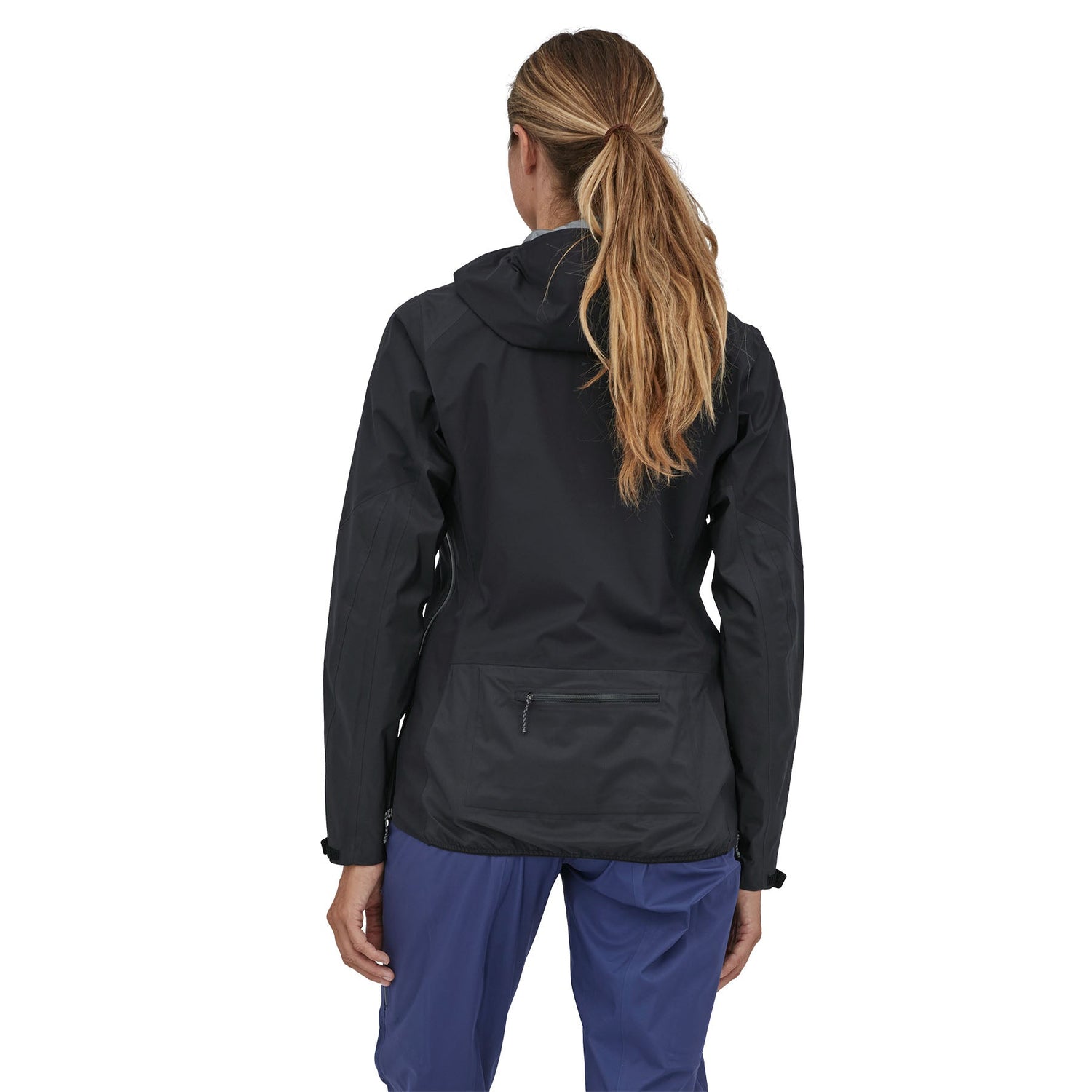 Patagonia W's Dirt Roamer Storm Bike Jacket - 100% Recycled Nylon Black Jacket