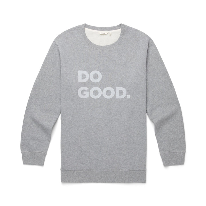 W's Do Good Crew Sweatshirt - Organic Cotton & Recycled Polyester Shirt Cotopaxi Heather Grey S