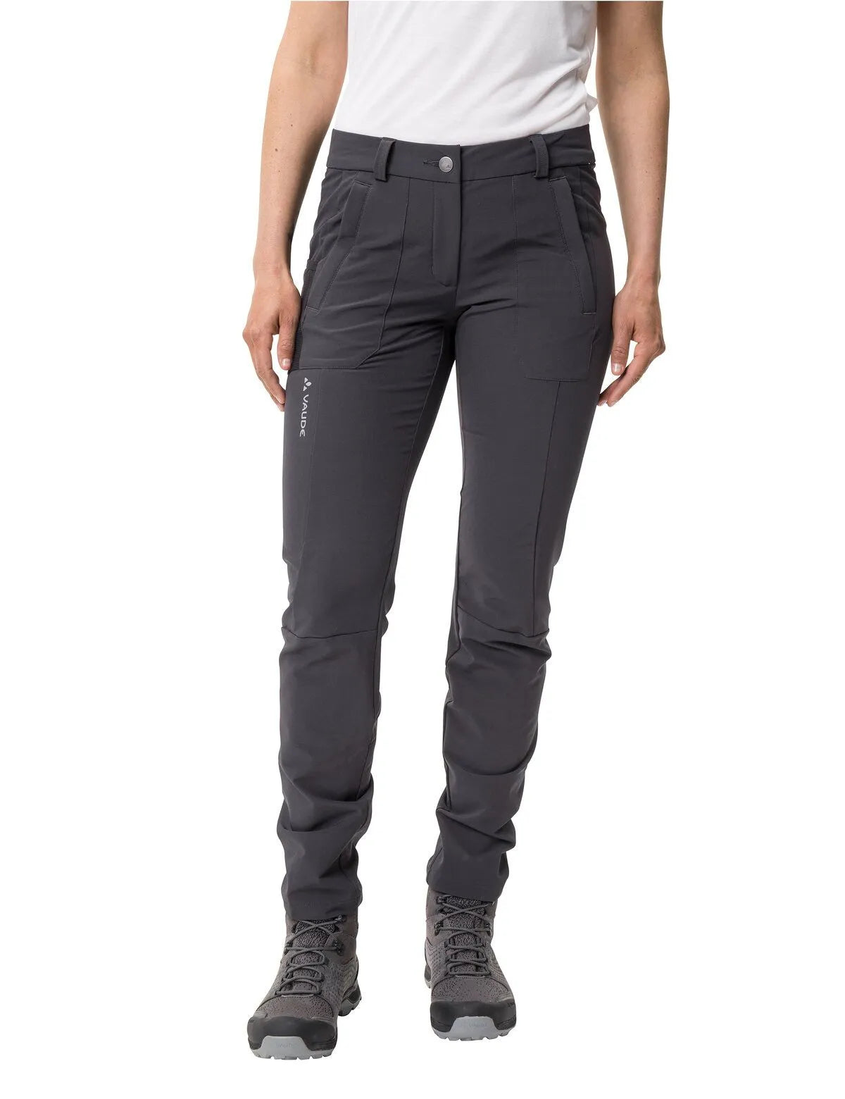 Vaude W's Elope Slim Fit Outdoor Pants - Recycled polyester & polyester Dark Sea Pants