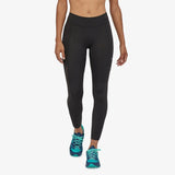 W's Endless Run Tights - Recycled Polyester Pants Patagonia Black XS