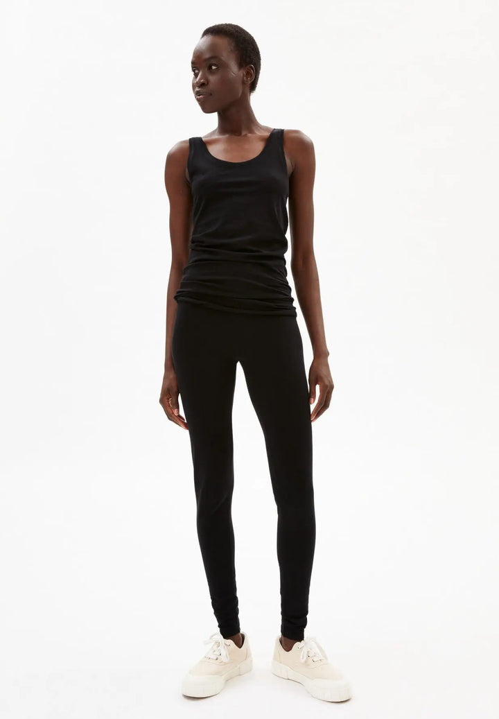 W's Faribaa leggings - Organic cotton Pants Armedangels Black S