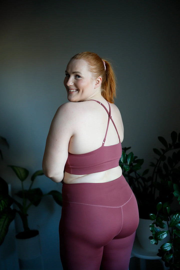 Girlfriend Collective W's Float High-Rise Leggings - Made from Recycled plastic bottles Heather Cocoon Pants