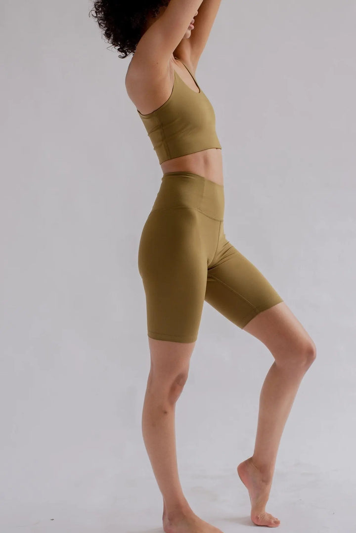 W's Float High-Rise Bike Shorts - Made from recycled plastic bottles Pants Girlfriend Collective