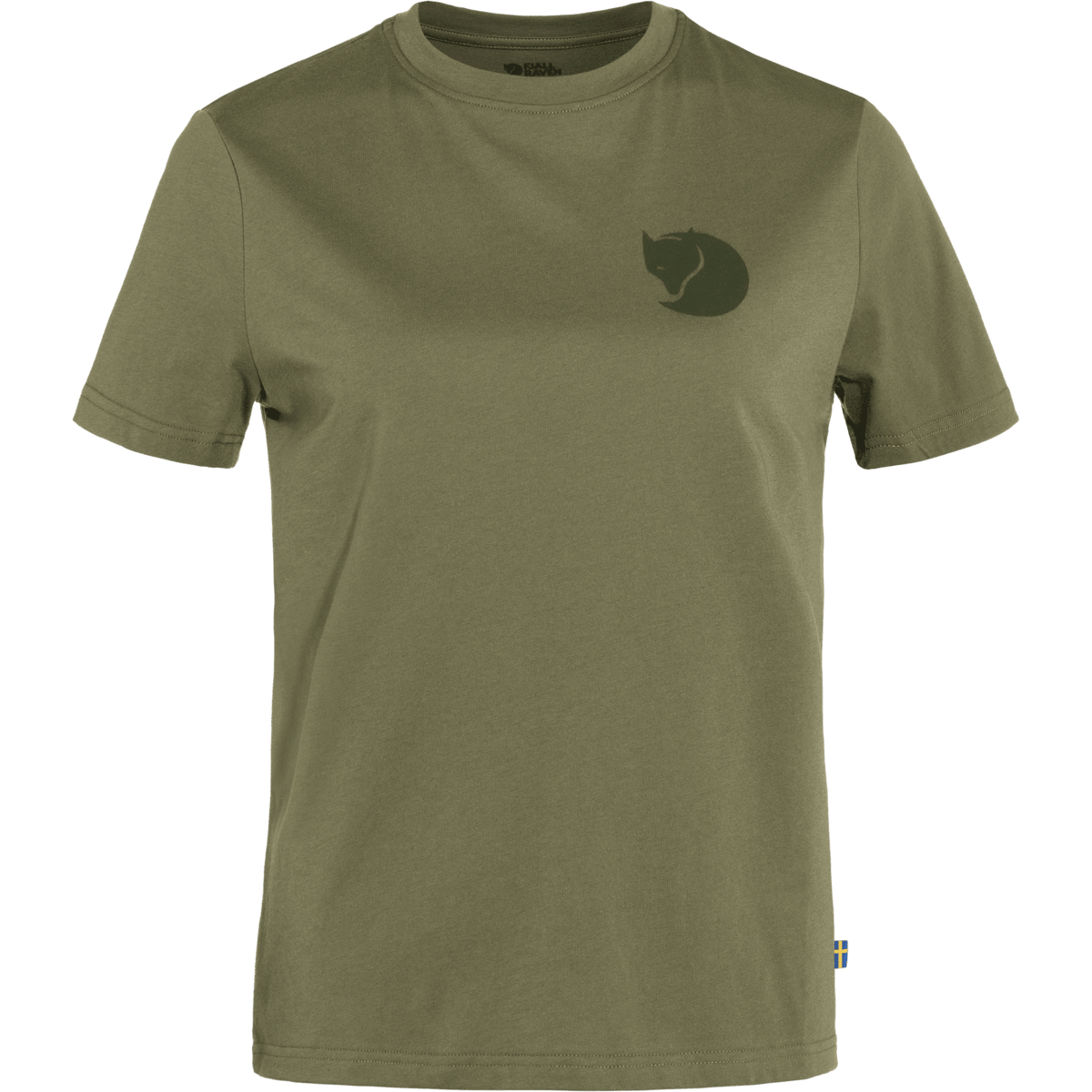 W's Fox Boxy Logo Tee - Organic Cotton & Recycled Polyester Shirt Fjällräven