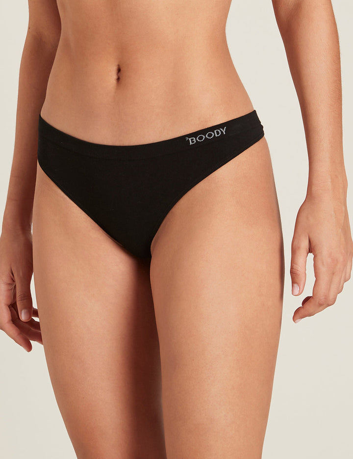W's G-String - Bamboo Underwear Boody Black S