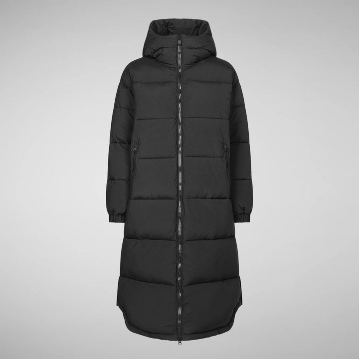 W's Halesia Hooded Coat - 100% Recycled Nylon Jacket Save The Duck