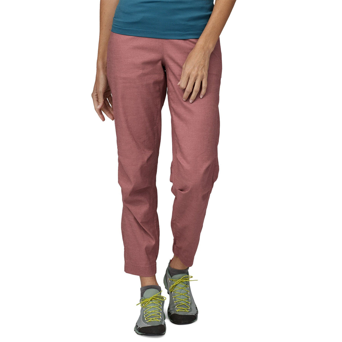 W's Hampi Rock Pants - Organic Hemp & Recycled Polyester Pants Patagonia Evening Mauve 6
