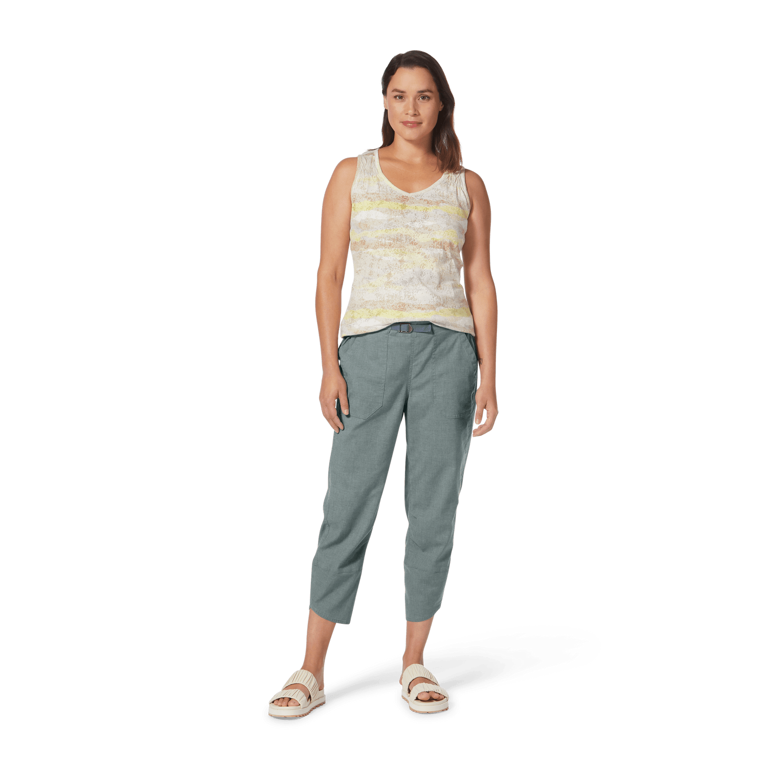 Royal Robbins W's Hempline Capri pants - Hemp & Recycled polyester Lt Slate Pants