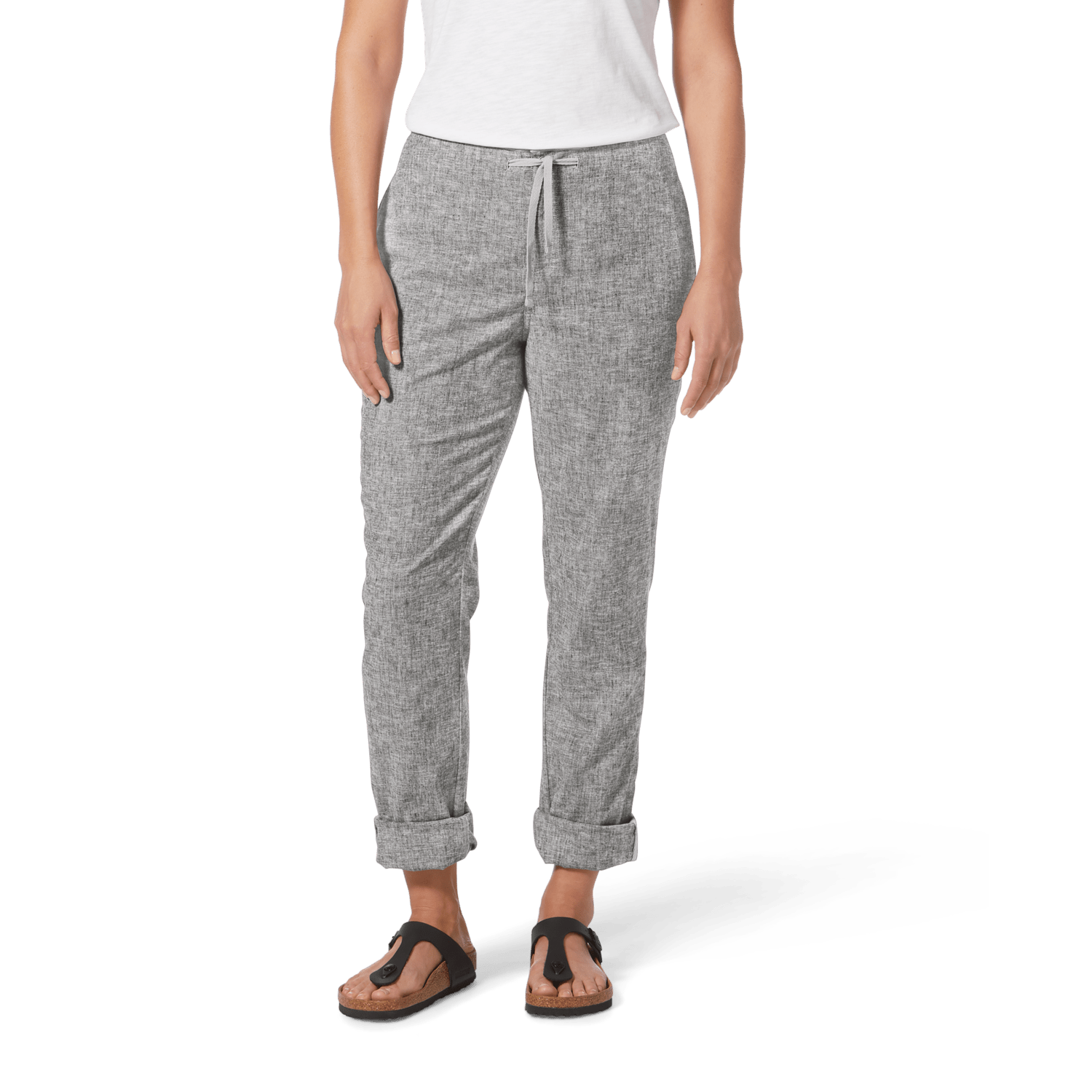 Royal Robbins W's Hempline Tie Pant - Hemp & Recycled polyester Asphalt Pants