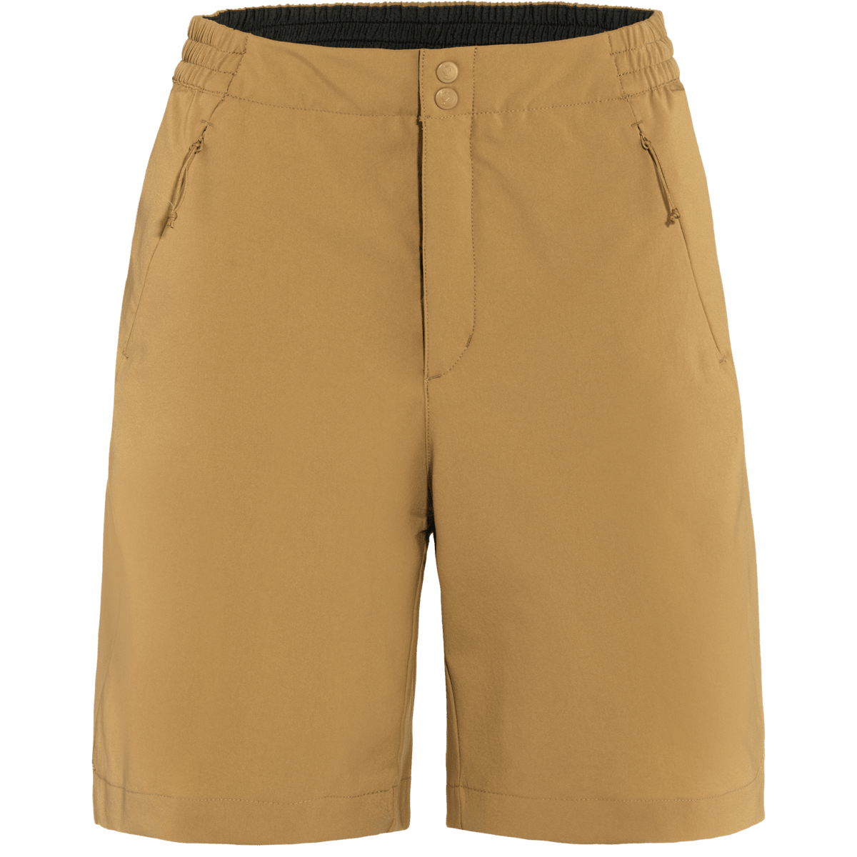 W's High Coast Shade Shorts - Recycled Polyester Pants Fjällräven Buckwheat Brown 36