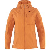 W's High Coast Wind Jacket - Polyamide & Organic cotton Jacket Fjällräven Spicy Orange S
