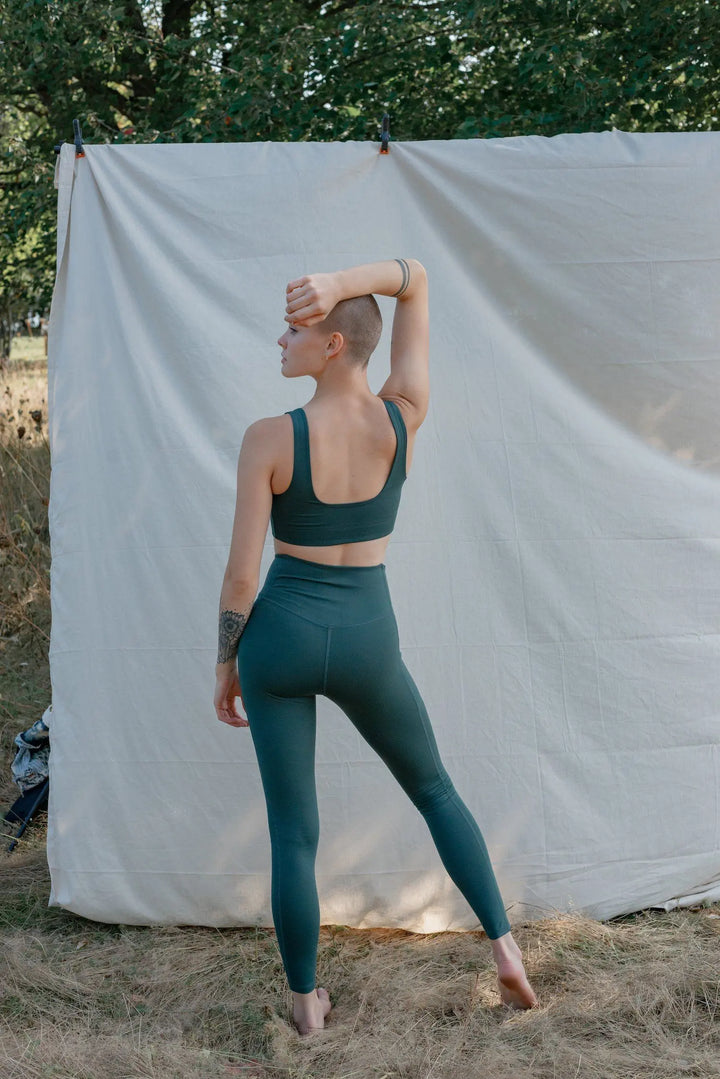 W's High-Rise Pocket Leggings - Made From Recycled Water Bottles Pants Girlfriend Collective