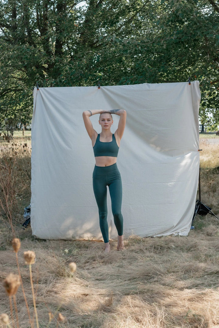 W's High-Rise Pocket Leggings - Made From Recycled Water Bottles Pants Girlfriend Collective